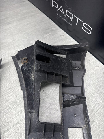 01-06 BMW E46 M3 LEFT RIGHT DRIVER FRONT BUMPER COVER GUARD BRACKET PAIR 2695247