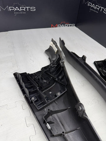 01-06 BMW E46 M3 OEM Convertible Rear Top Lateral Trim Pane Left Right Black