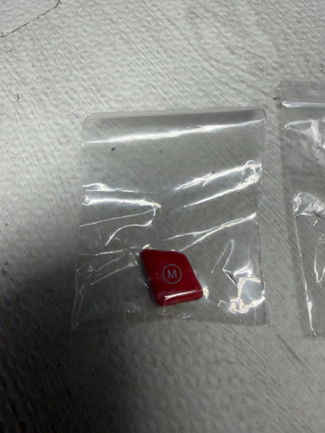 NEW BMW 08-13 E90 E92 E93 M3 E82 135 335 Red Start Stop M Mode Buttons Caps