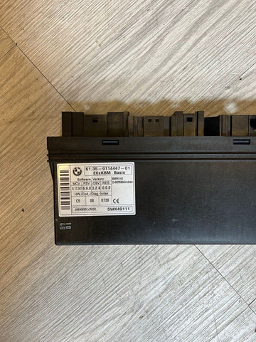 2006-2007 BMW E60 M5 M6 Body Control Module Unit BCM OEM 61.35-9114447-01