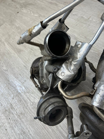 13-15 OEM BMW F10 F13 M5 M6 S63 PWG Garrett Turbo Turbos Turbocharger Set 73k