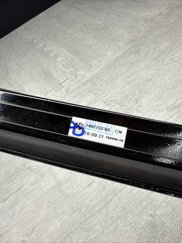 BMW 21-25 G82 M4 Coupe Left Driver Door Over Glass Roof Molding Gloss Black OEM