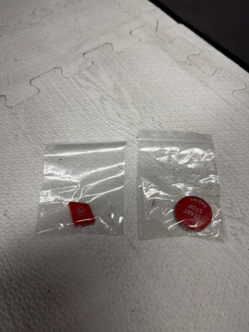 NEW BMW 08-13 E90 E92 E93 M3 E82 135 335 Red Start Stop M Mode Buttons Caps
