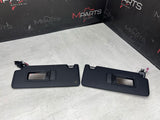 BMW 21-26 G82 M4 Coupe Front Sun Visors Pair Black 8097333 8097334