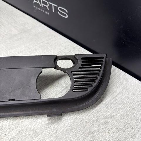 01-06 BMW E46 CONVERTIBLE REAR SEAT ROLLOVER BAR TRIM COVER 8204279 OEM BLACK