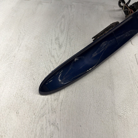 01-06 BMW E46 M3 Convertible Trunk Lid Grip Key Deck Handle Mystic Blue *Cracks*