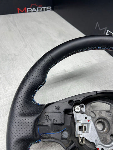 REWRAPPED Perforated BMW Steering Wheel 01-06 E46 M3 Stock MANUAL 32342282020