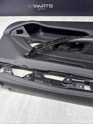 NEW OEM 17-23 BMW 530I G30 F90 M5 FRONT LEFT SIDE INTERIOR DOOR PANEL TRIM BLACK
