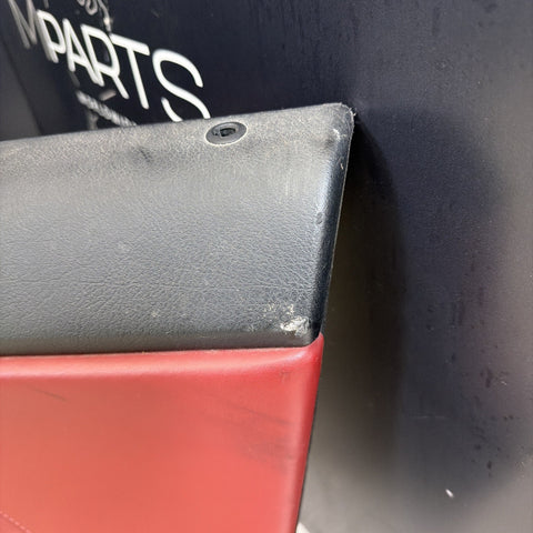 01-06 BMW E46 M3 FRONT RIGHT PASSENGER SIDE DOOR PANEL CARD IMOLA RED OEM