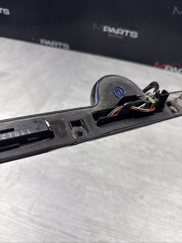 01-06 BMW E46 M3 Convertible Trunk Lid Grip Key Deck Handle Blue *2 Broken Tabs*