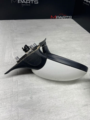 08-13 BMW E92 E93 M3 Left Right Fold Mirrors Matte Black / Alpine White