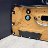 95-99 BMW E36 M3 Sedan Front Left Door Panel Card Black OEM