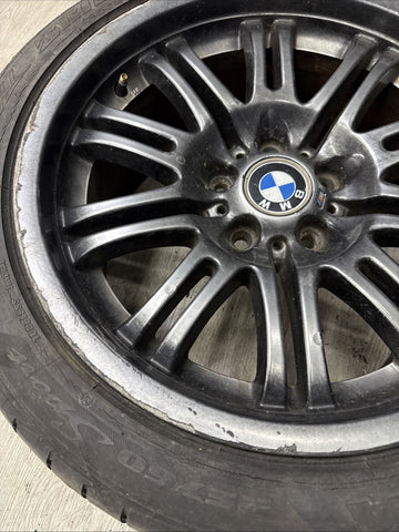01-06 BMW E46 M3 Factory Rear 18x9 M Double Spoke Alloy Style 67 Wheel 18" OEM