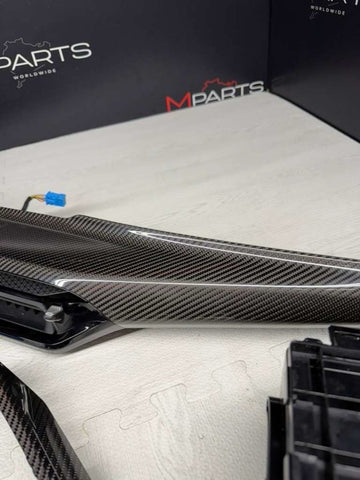 2025-2026 BMW G80 M3 Front Interior Carbon Fiber Trim Panel Set OEM