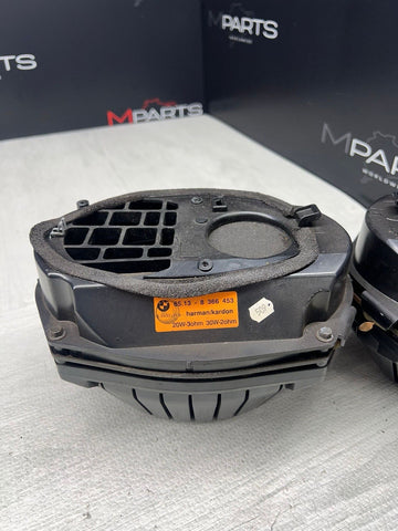 93-99 BMW E36 318I 328I M3 REAR DECK SUBWOOFERS SPEAKERS HARMAN KARDON PAIR OEM