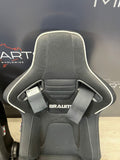 BMW Front BRAUM Sport Seats Black Pair
