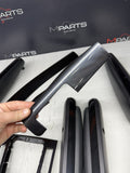 01-06 BMW E46 M3 Coupe Interior Armrests Trim Set Piano Black
