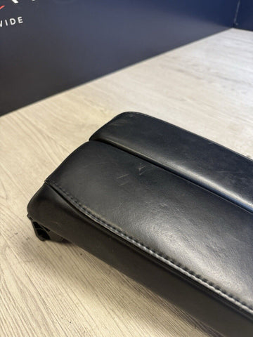 08-13 BMW E90 E92 E93 M3 Black Leather Armrest Arm Rest Slide