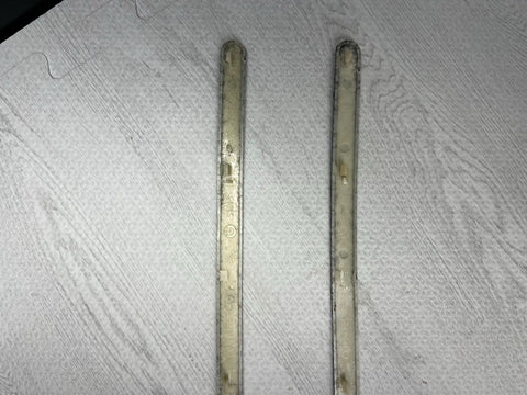 GENUINE BMW E46 A Pillar Interior Cover Trims Strips Black SET Used 51432699056