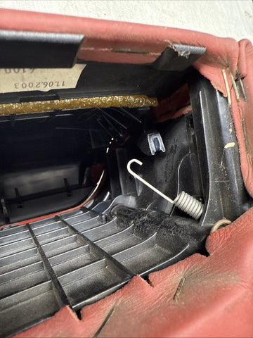 BMW 01-06 E46 M3 Convertible Rear Headrest Head Rest Imola Red OEM *Tab