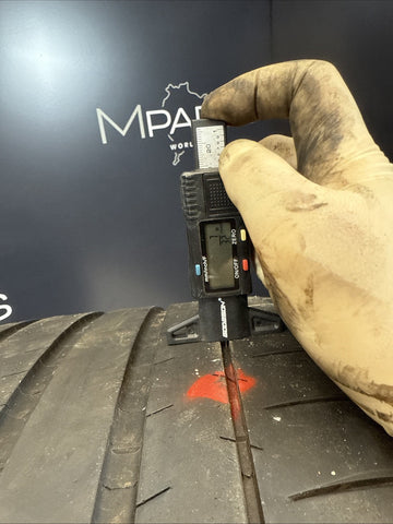 2013 Used 285/30ZR20 Michelin Pilot Super Sport ZP 95Y - 6/32 - Dry Cracks
