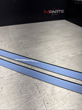 BMW G87 M2 21-23 Competition Left Right Roof Rail Trim Moldings Blue 7343540