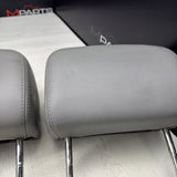 2001-2006 BMW E46 M3 Convertible Grey Rear Headrests Head Rests Pair OEM
