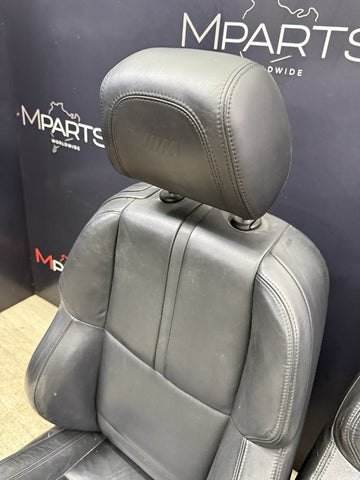 08-13 BMW E92 M3 Coupe Original Novillo Black Interior Front Seats