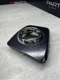 01-06 BMW E46 M3 Center Dome SMG Shift Plate Carbon Fiber Wrap 7896461