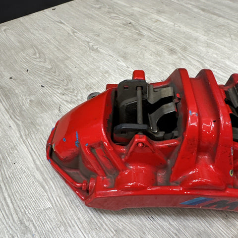21-25 OEM BMW G80 G82 M3 M4 Front Passenger Side Brake Caliper Brembo Red