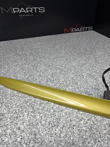 03-06 BMW E46 M3 Coupe Trunk Lid Grip Key Deck Handle Phoenix Yellow