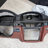 08-13 BMW E90 E92 E93 M3 Extended Fox Red Leather Dashboard *Notes*