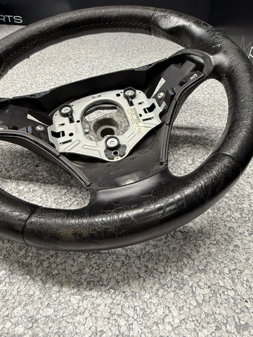 OEM Genuine BMW 08-13 E90 E92 E93 M3 Leather Steering Wheel DCT *Worn*