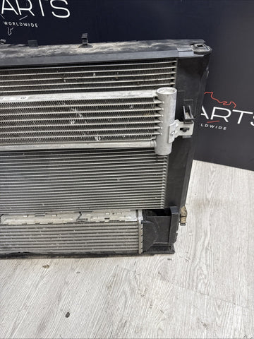 12-16 BMW F22 F23 F30 F32 F33 F36 F87 M2 Radiator Cooling Fan Complete Assembly