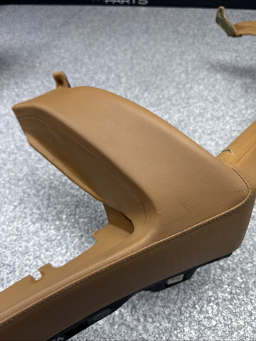 BMW E39 M5 LOWER CENTER DASH PANEL Caramel Leather