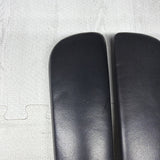 01-06 BMW OEM E46 M3 Coupe Convertible Trim Armrest Pads Set Black 8238622