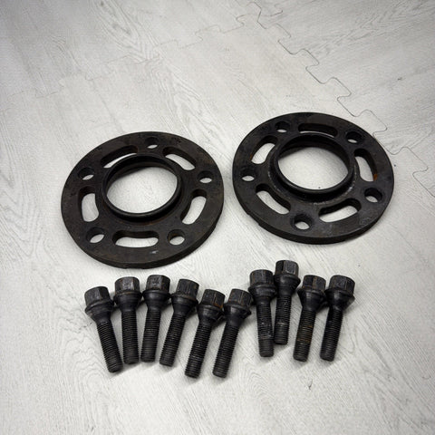 12.5MM Spacers + Extended Bolts PAIR 5x120 BMW Turner Motorsport