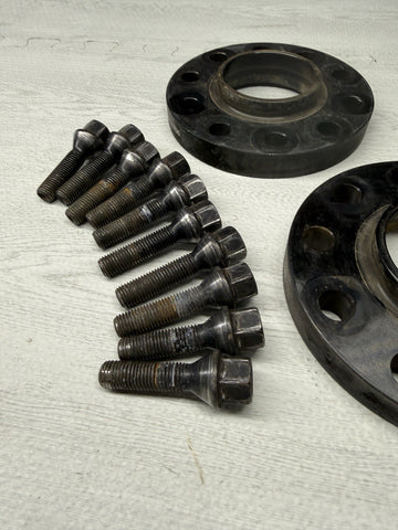 20MM Spacers + Extended Bolts PAIR 5x120 BMW E SERIES