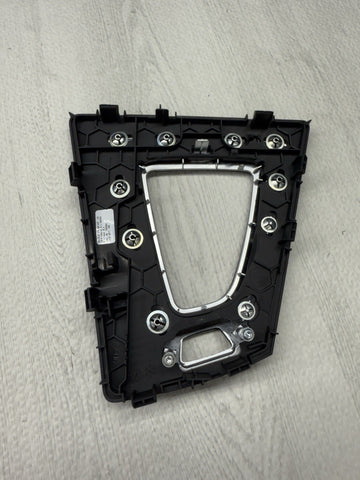 15-20 BMW F80 F82 F83 M3 M4 Center Dome DCT Shifter Plate + Carbon Fiber Overlay