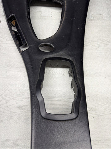 08-13 BMW E90 E92 M3 OEM  Front Center Console Cover Leather DCT *Scratches*