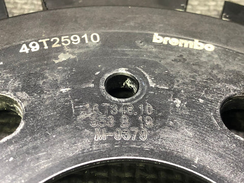 19-23 Ferrari F8 Tributo Rear Right Passenger Carbon Ceramic Rotor Hat