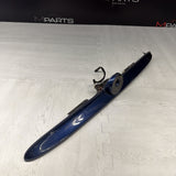 01-06 BMW E46 M3 Convertible Trunk Lid Grip Key Deck Handle Mystic Blue *Cracks*