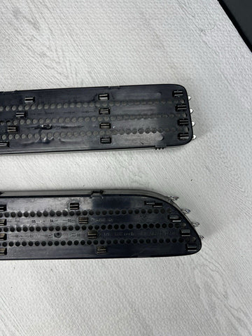 01-06 BMW E46 M3 Fender Vent Grilles Grills Trims Chrome OEM No Emblems