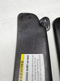 98-02 BMW Z3M Z3 M COUPE SUN VISOR VISORS SET BLACK *Tear*