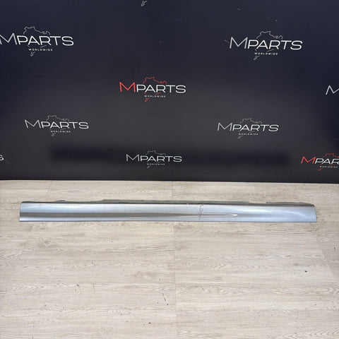 2001-2006 BMW E46 M3 Silver Gray Rocker Panel Side Skirt OEM Left Driver