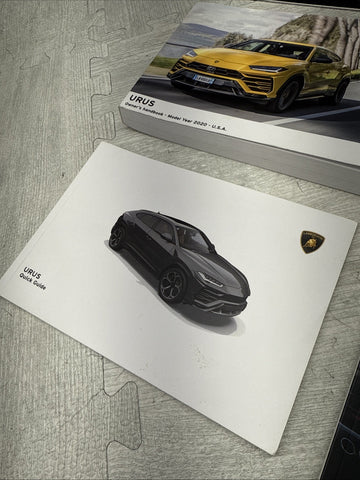 20-24 LAMBORGHINI URUS Books OWNER'S Manual Handbook Set Case OEM