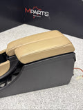 08-13 BMW E90 E92 E93 M3 Front Center Console Armrest Extended Leather Bamboo