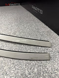 12-20 BMW F30 F80 328 335 M3 Sedan Roof Rack Rail Molding Trim Set White OEM