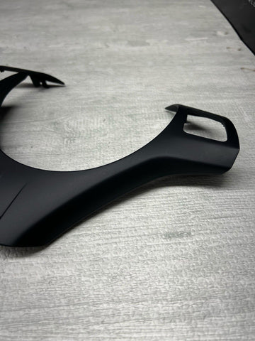08-13 BMW E90 E92 E93 M3 Lower Steering Wheel Trim Cover Plate Black