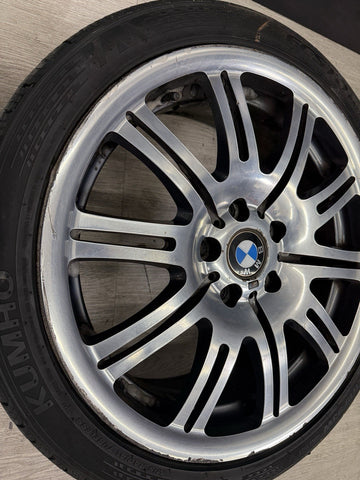 OEM BMW 01-06 E46 M3 19” Style 67 Wheels Rims Staggered Set